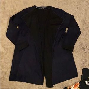 Navy Blue Cardigan Sweater